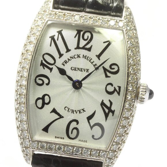 FRANCK MULLER Tonocar Vex 1752QZD K18WG Diamond Bezel Quartz Ladies Watch_669069 - Picture 5 of 8